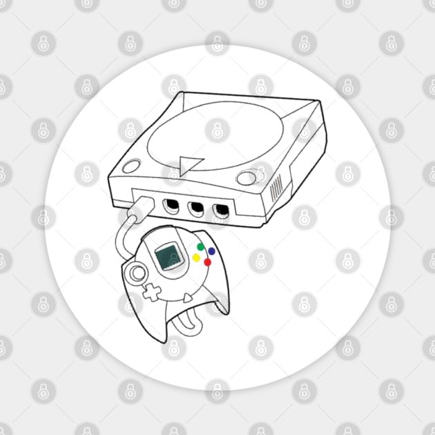 Sega Dreamcast Console Magnet by Retrollectors